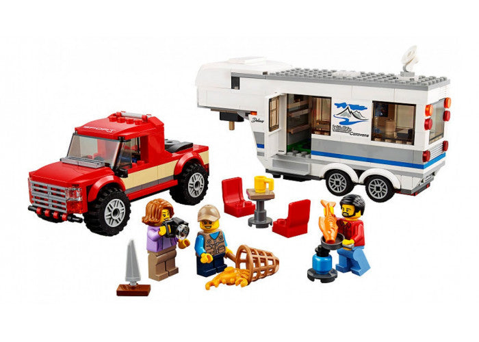 LEGO City 60182 Pickuptruck en caravan