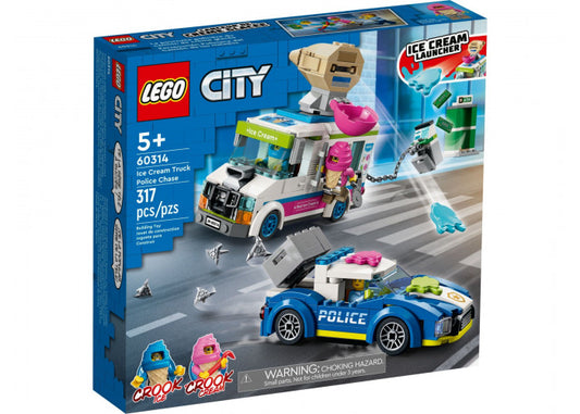 LEGO City 60314 IJswagen en politieachtervolging