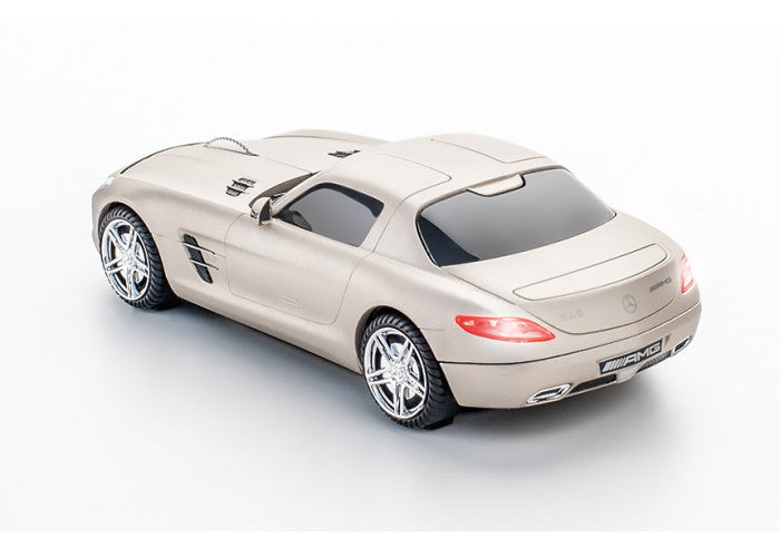 Click Car Mouse Mercedes Benz SLS AMG, wireless mouse - (Pearl Beige)