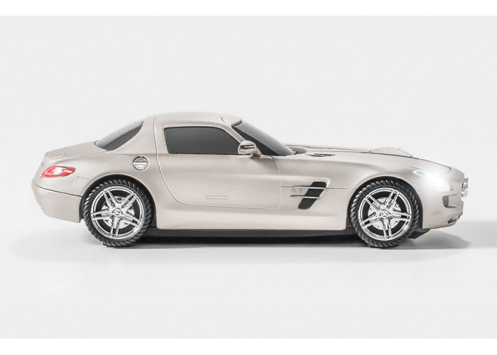 Click Car Mouse Mercedes Benz SLS AMG, wireless mouse - (Pearl Beige)